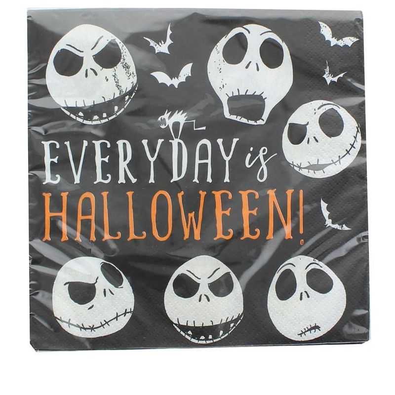 Amscan Nightmare Before Christmas 6.5" Party Lunch Napkins - 16 Count