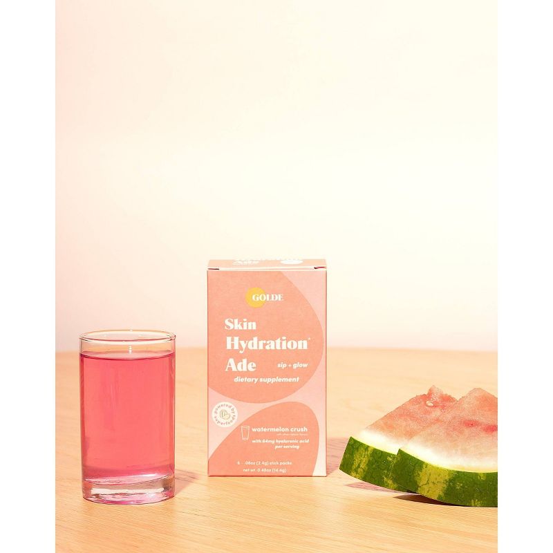 Golde Hydration Ade Watermelon Dietary Supplements - 6ct