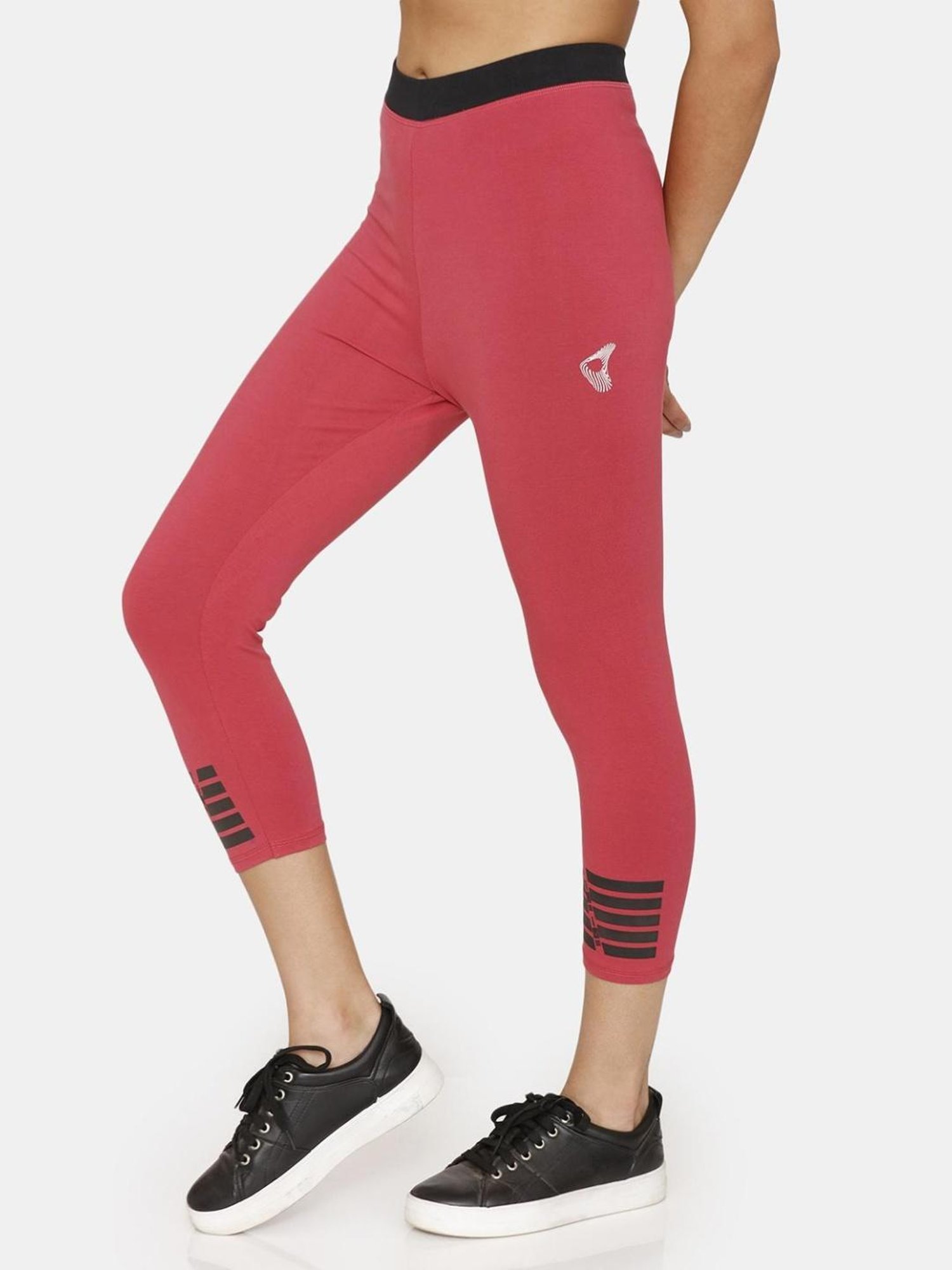 Zelocity by Zivame Pink Slim Fit Capris