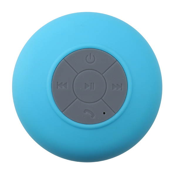 AGPtek Bluetooth Speaker, Waterproof Wireless Hand-free Shower Speaker Compatible with All Bluetooth Devices for Shower Bathroom Pool  Boat Car Beach-Blue