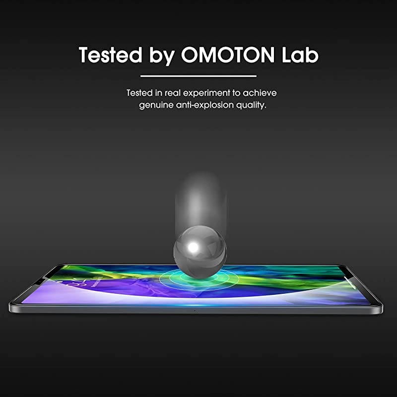 3Pack Screen Protector for iPad Pro 11 2020 2018 1st and 2nd Generation Work with Face ID amp Apple Pencil Tempered GlassHigh Definition 9H Hardness