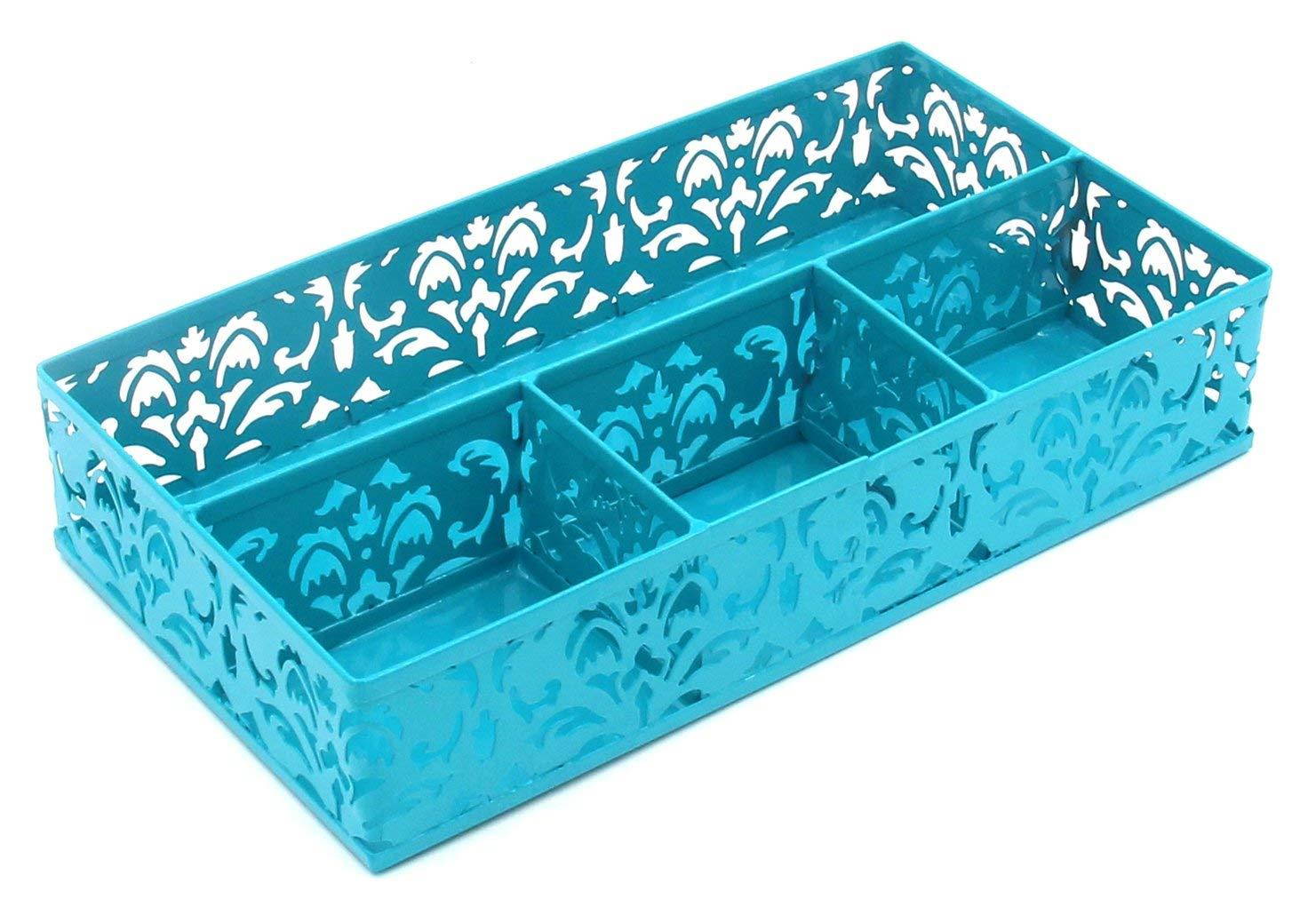 EasyPAG Metal Desk Drawer Organizer,Dark Teal