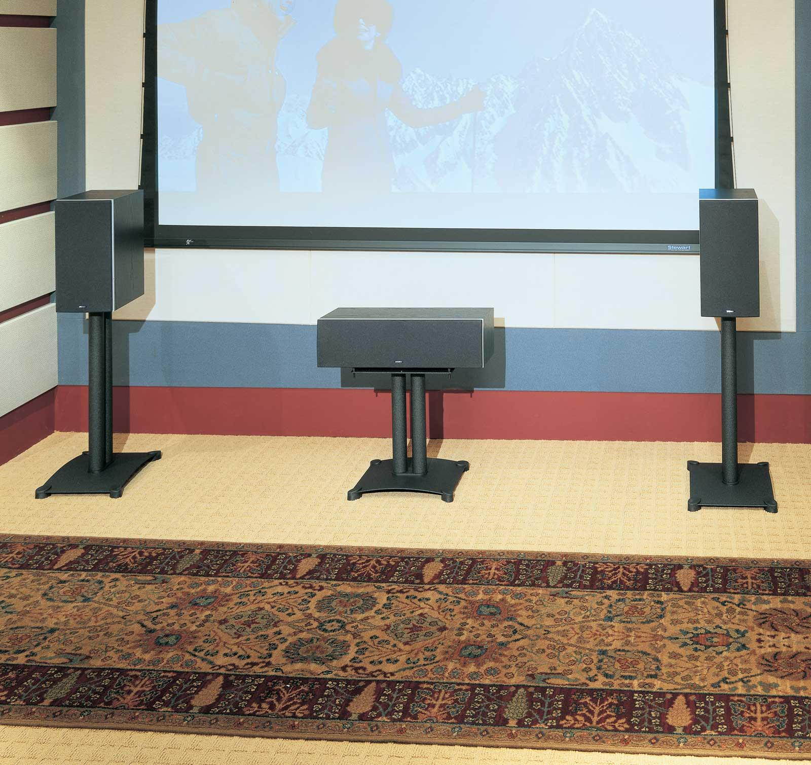 Sanus Systems SFC18 Steel Foundations 18" Tall Speaker Stand #SFC18-B1