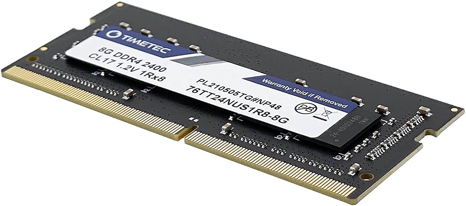 Timetec Hynix IC 8GB DDR4 2400MHz PC4-19200 Unbuffered Non-ECC 1.2V CL17 1Rx8 Single Rank 260 Pin SODIMM Laptop Notebook Computer Memory RAM Module Upgrade (8GB)