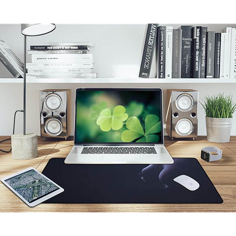 Mouse Pad Large Extended Mouse Pad Keyboard pad Laptop Mat Computer Game Mouse MatSensitivity Resistant Anti Slip Rubber Precise Stitched Edges Large Desk Mat 315X1575X012