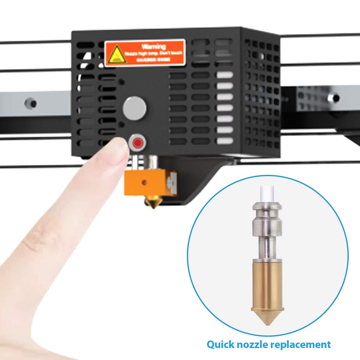2020 New X5SA Pro 3D Printer High Precision Large Build Size Double Axis External Guide Rail and Titan Extruder, TRONXY 3D Printer