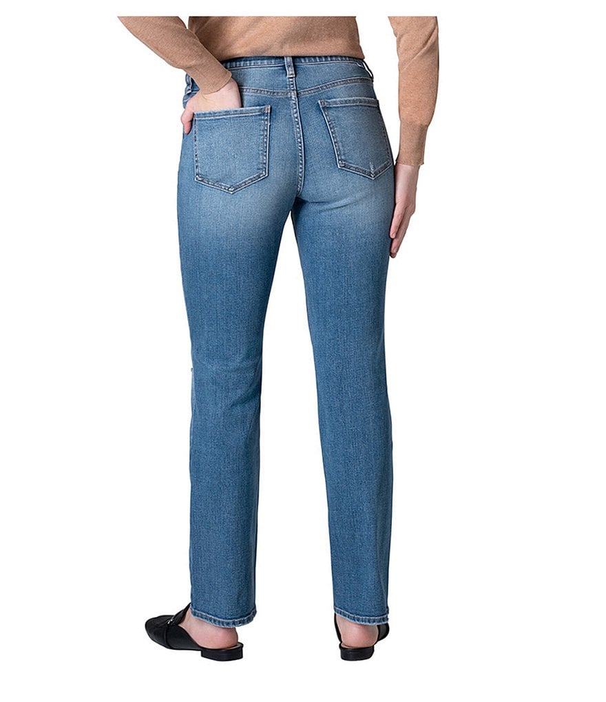Jag Jeans Best Kept Secret Technology Ruby Straight Leg Destruction Detail Jeans