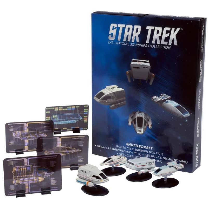 Eagle Moss Star Trek Eaglemoss Ships: Shuttlecraft 4-Pack