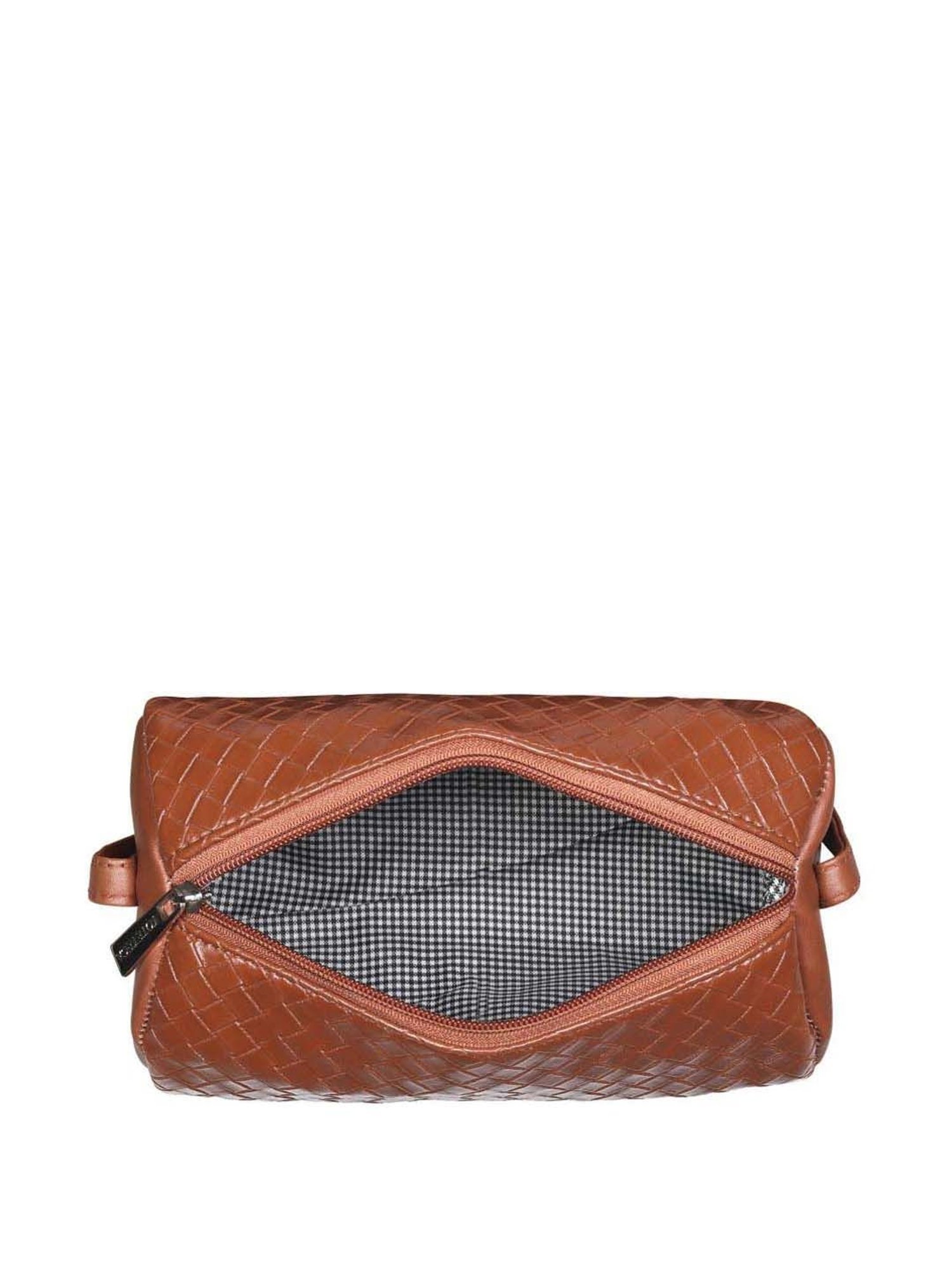 Toteteca Tan Textured Medium Sling Handbag