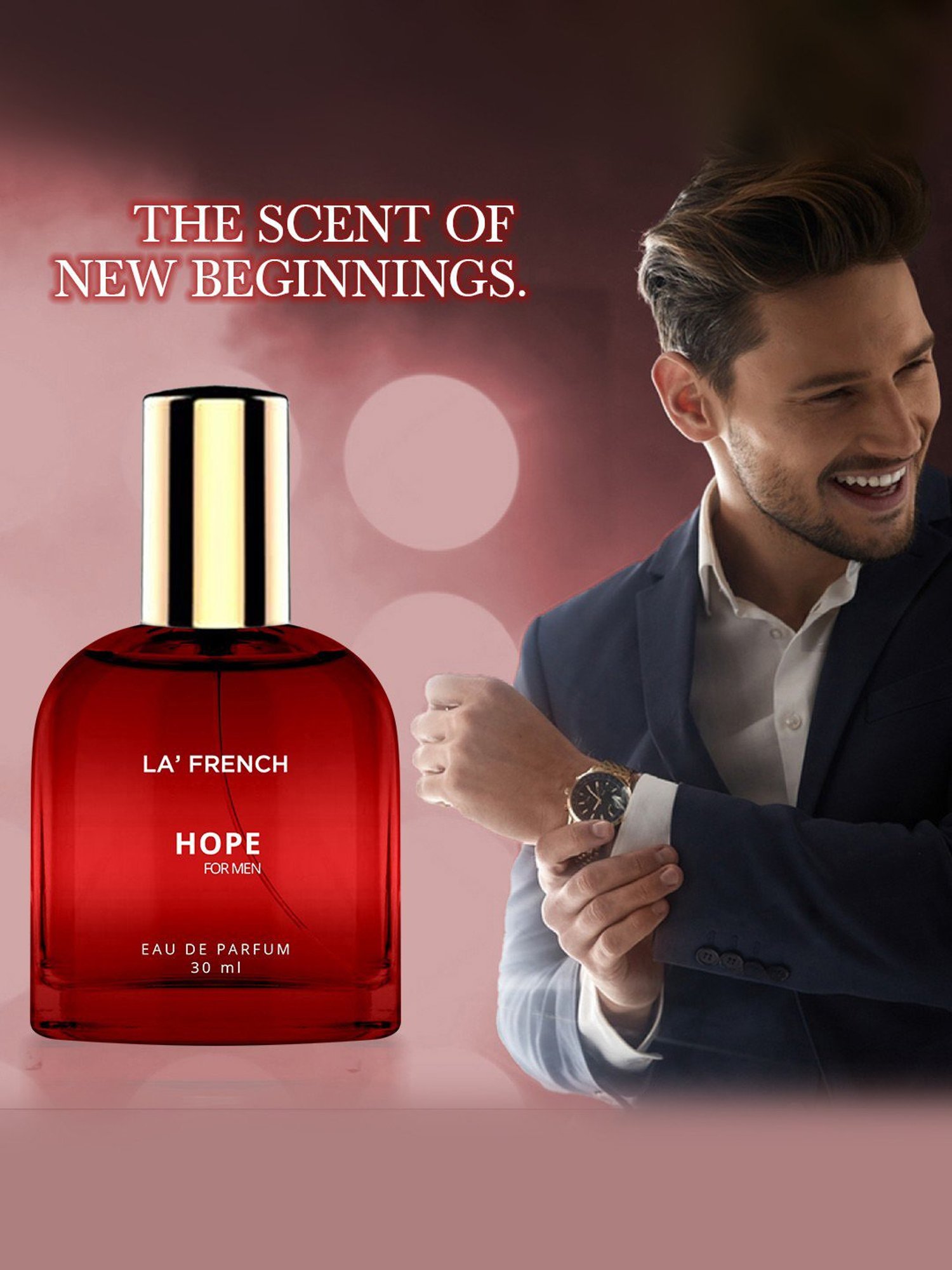 La'french Hope Eau de Parfum for Men - 30 ml