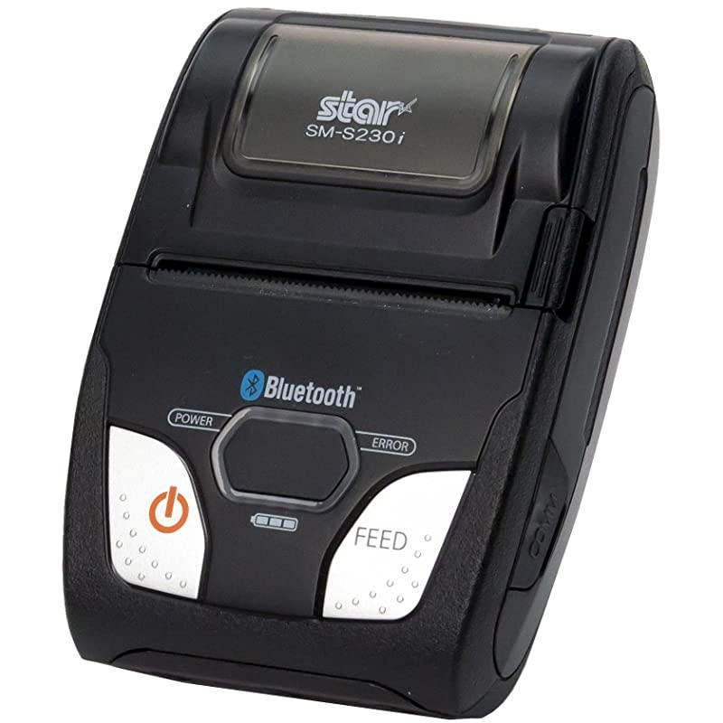 SMS230i Compact and Portable BluetoothUSB Receipt Printer with Tear Bar Supports iOS Android Windows