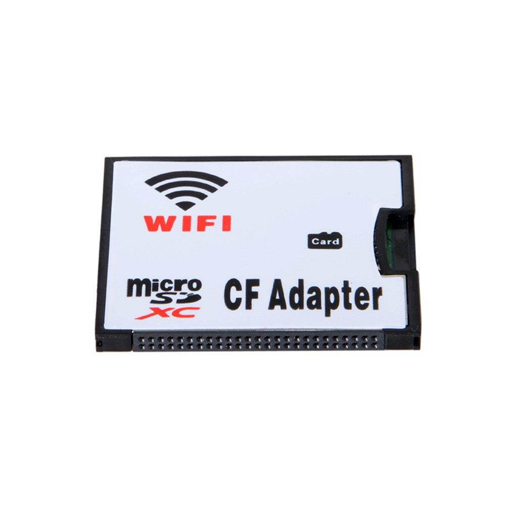 WIFI Adapter Memory Card TF Micro SD to CF Compact Flash Card Kit for Digital Camera