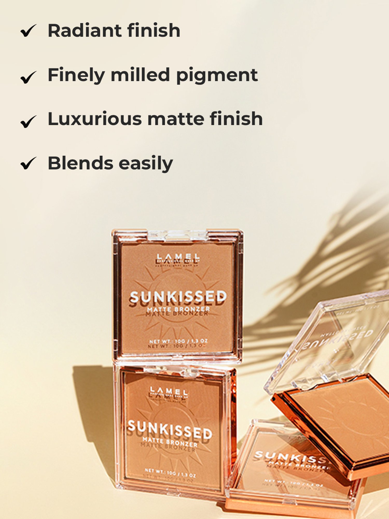 BH Cosmetics Los Angeles Full Heat Matte Bronzer Caramel Cabo - 6.5 gm