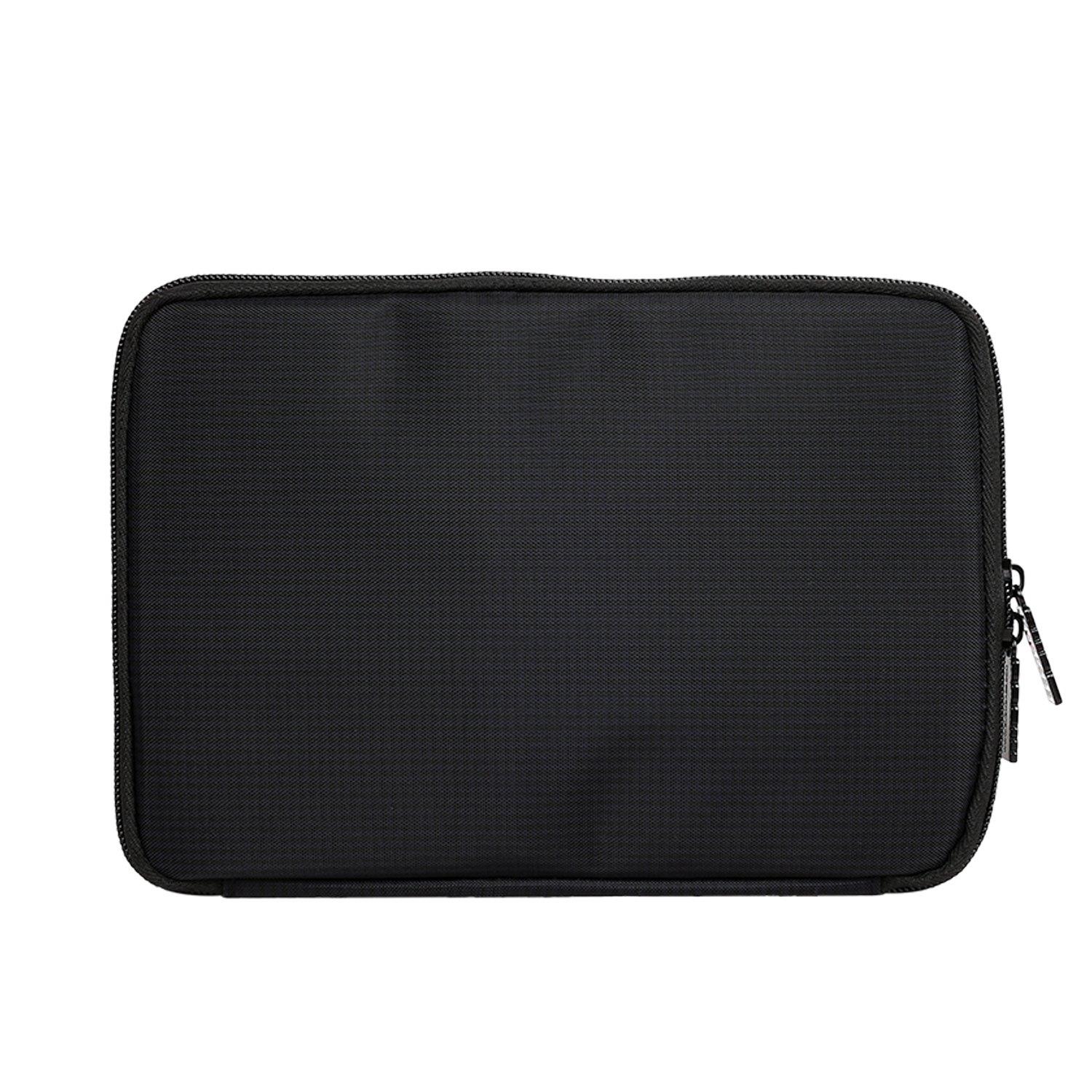 BUBM Travel Cable Organizer, Universal Electronics Accessories Storage Bag Cord, Earphone, USB Flash Drive, Memory Card More, Lightweight Compact,Black