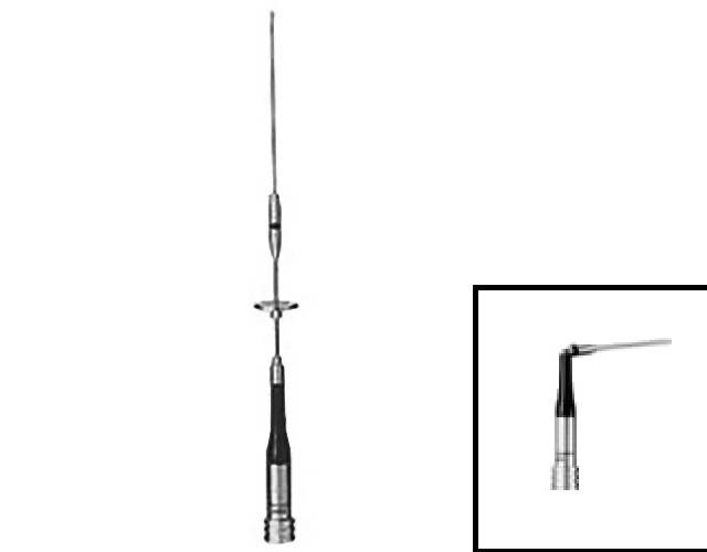 Diamond Antenna SG7000A Supergainer Dualband (2m / 70cm) Mobile Antenna with UHF Connector and Fold Over Hinge, 19in Tall