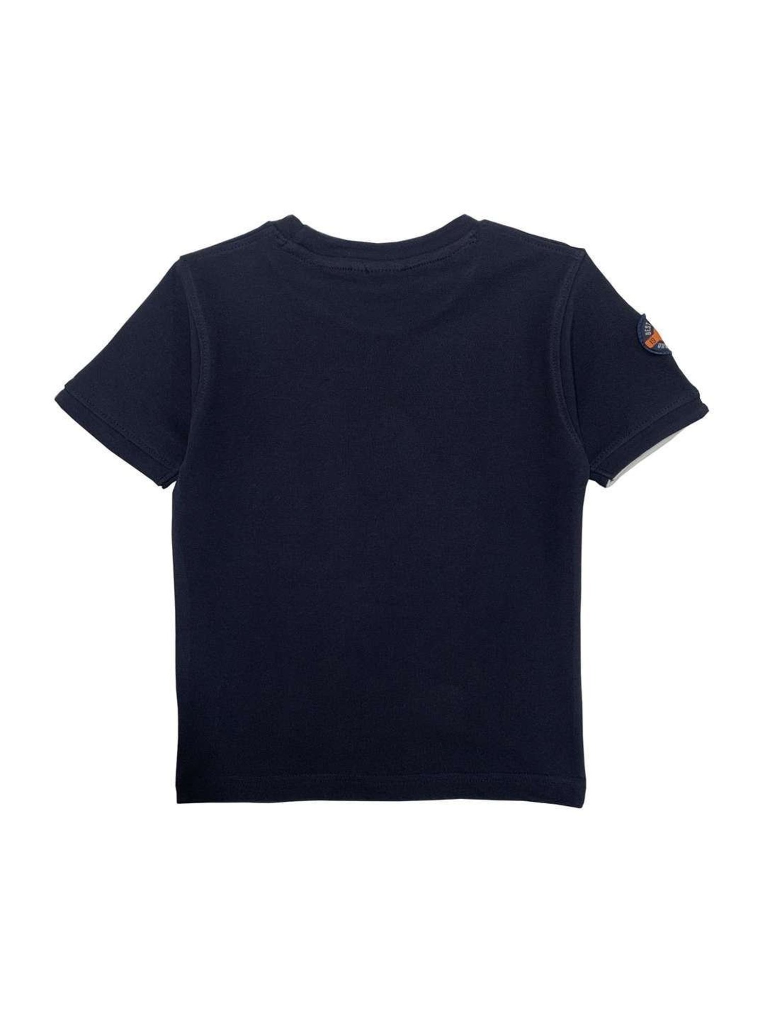 Cavio Kids Navy Printed T-Shirt