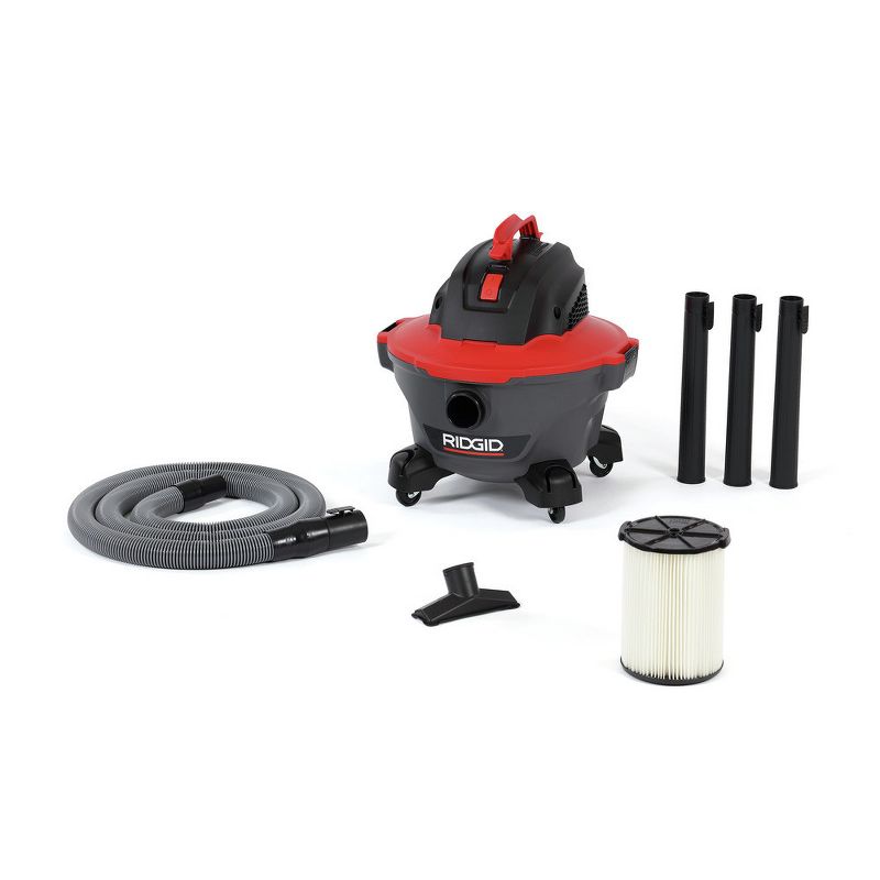 Ridgid 62698 RT0600 NXT 8.3 Amp 996-Watt 4.25 HP 70 CFM 6 Gallon Corded Wet/Dry Vacuum Kit