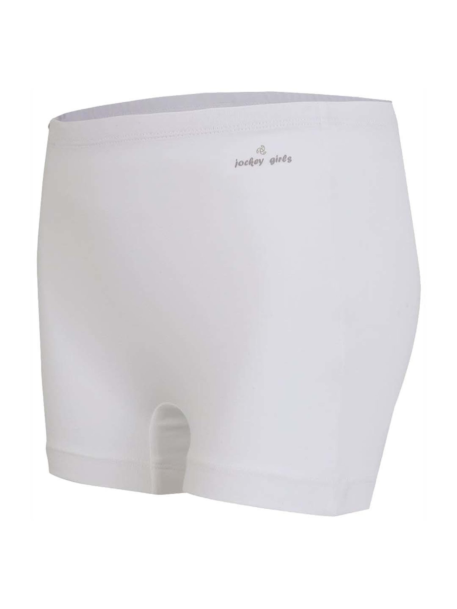 Jockey Kids White Cotton Regular Fit Shorts (Pack of 2)