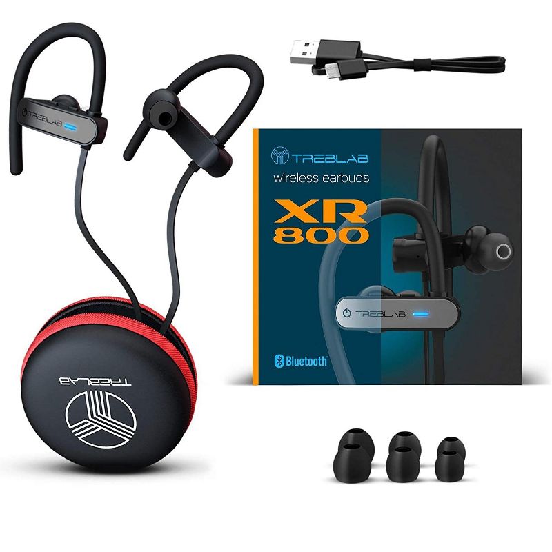 TREBLAB XR800 - Premium Sport Bluetooth Wireless Earphones