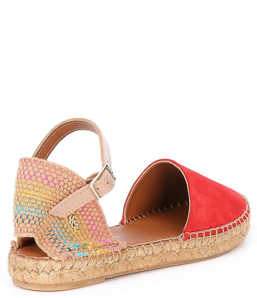Kurt Geiger London Manty Suede Rainbow Detail Espadrilles
