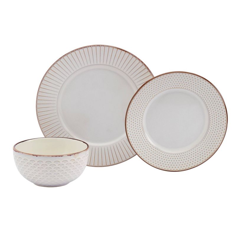 12pc Monroe Dinnerware Set - Tabletops Gallery
