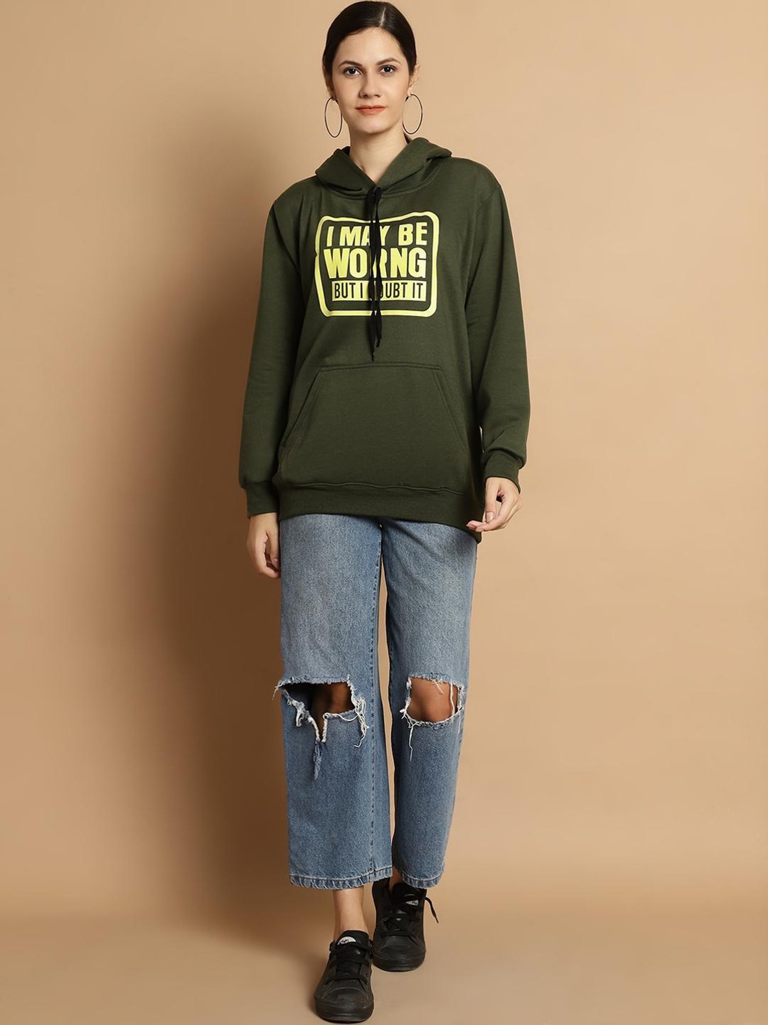 Vimal Jonney Black & Green Printed Sweatshirt - Pack Of 2