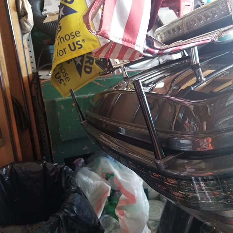 Short Whip Metal AMFMXM CB Antenna Mast for Harley Davidson 4quot inch