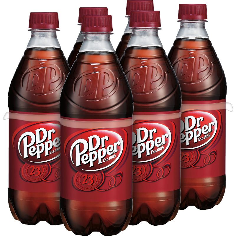Dr Pepper Soda - 6pk/16 fl oz Bottles