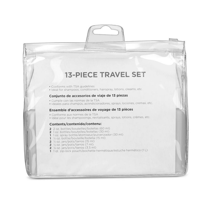 Travel Smart by Conair Travel Bottle Set - 13pc