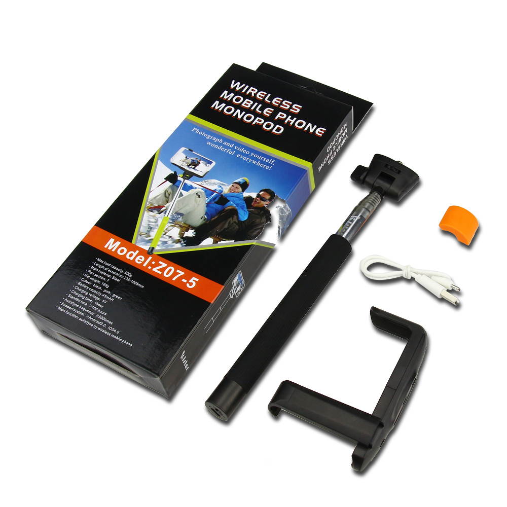 Elivebuy Wireless Bluetooth Extendable Selfie Monopod For  iPhone 5S/5C/5/4s & Android New