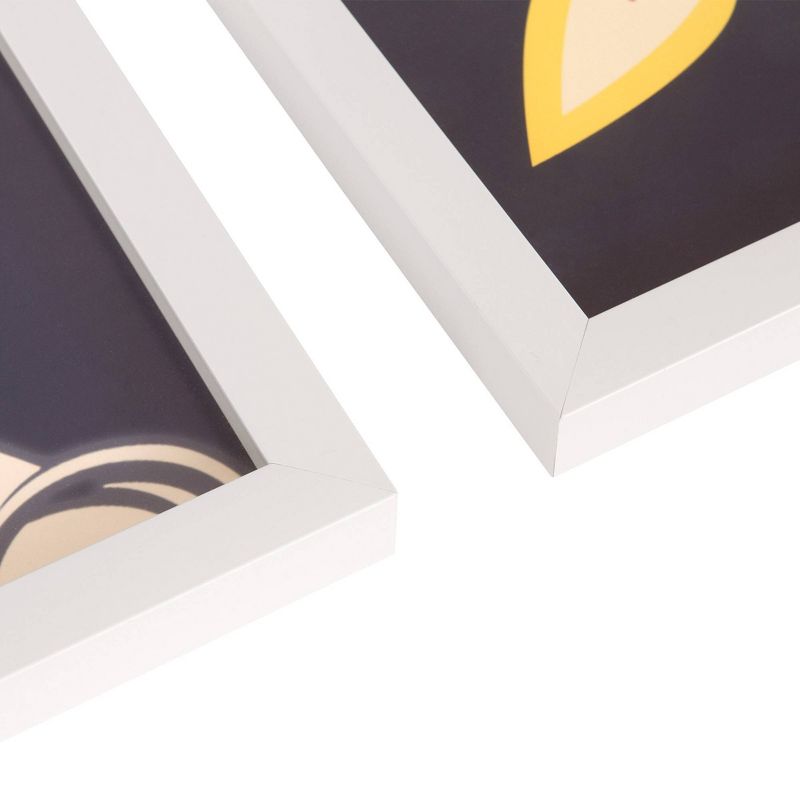 2pc 18"x22" Dream Big & Explore Space Ship Framed Wall Art Print Set - Nielsen Bainbridge