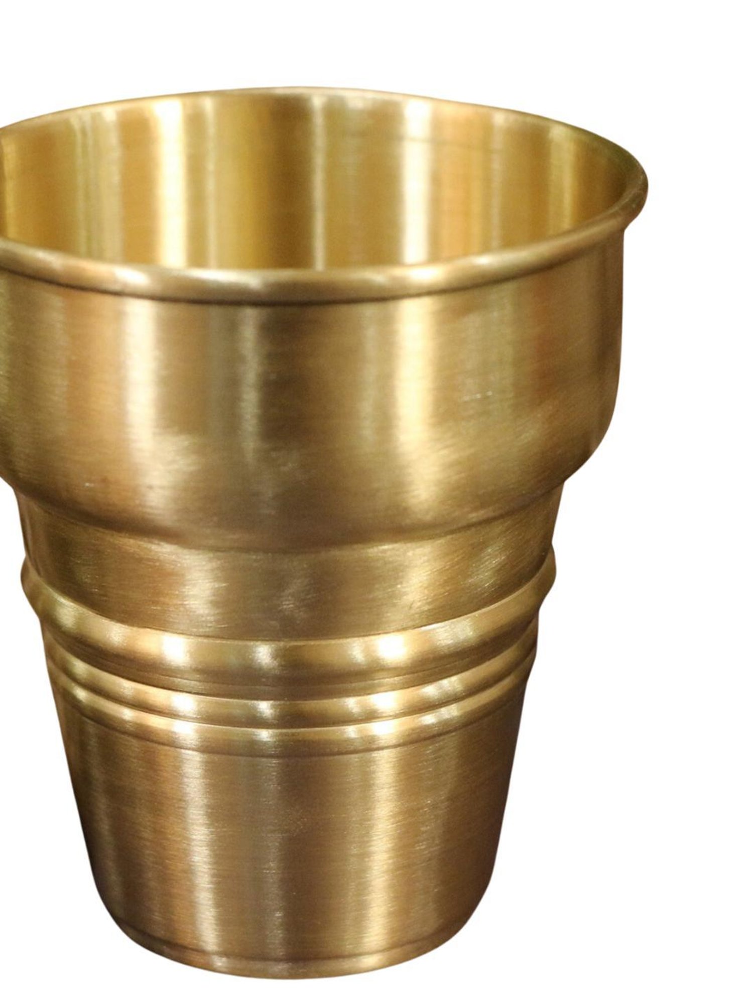 Ambi Fine Brass Kulhad Glass Set Of 4