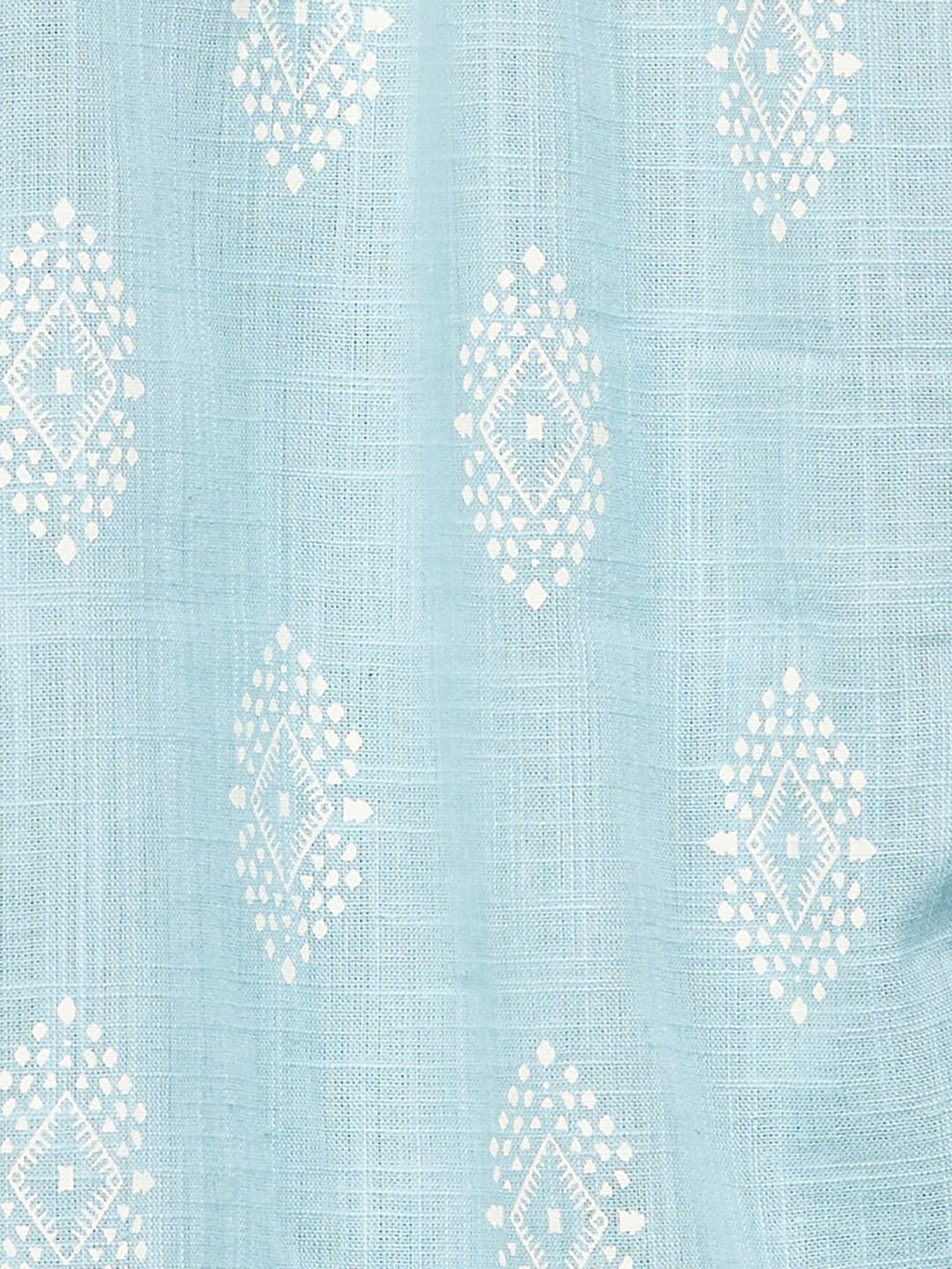 Colour Me by Melange Blue Cotton Printed Top