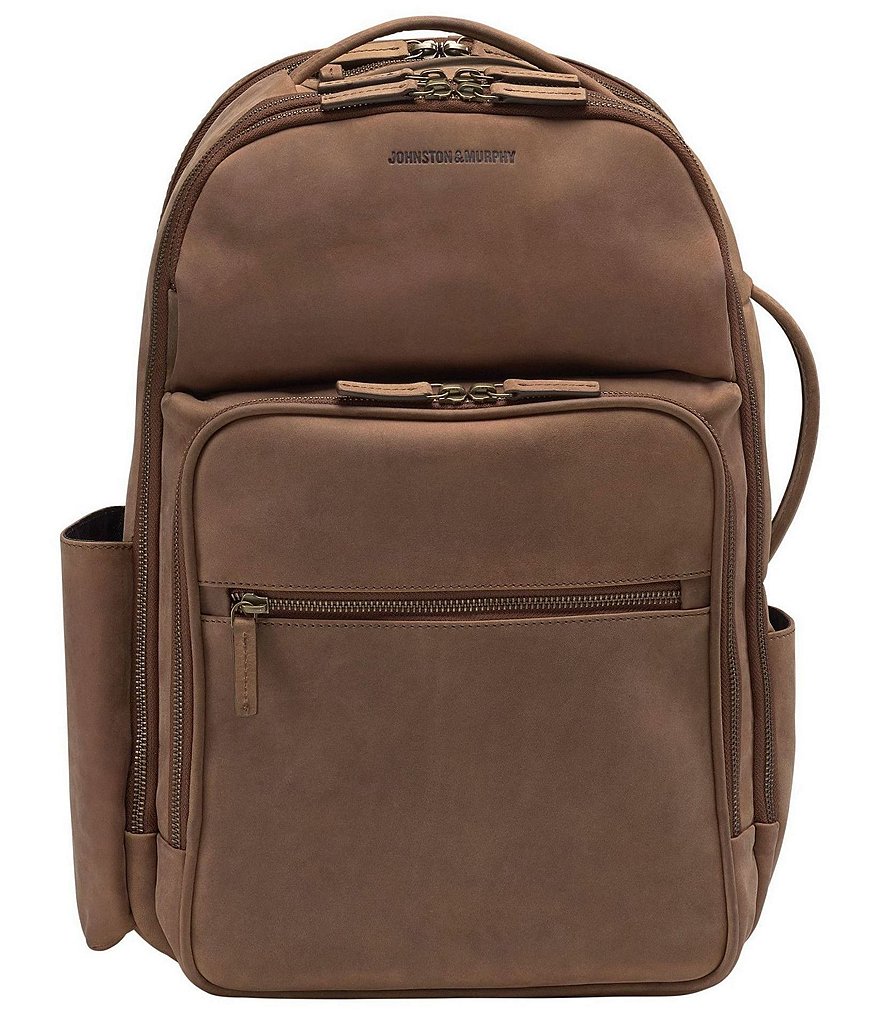 Johnston & Murphy Leather Backpack