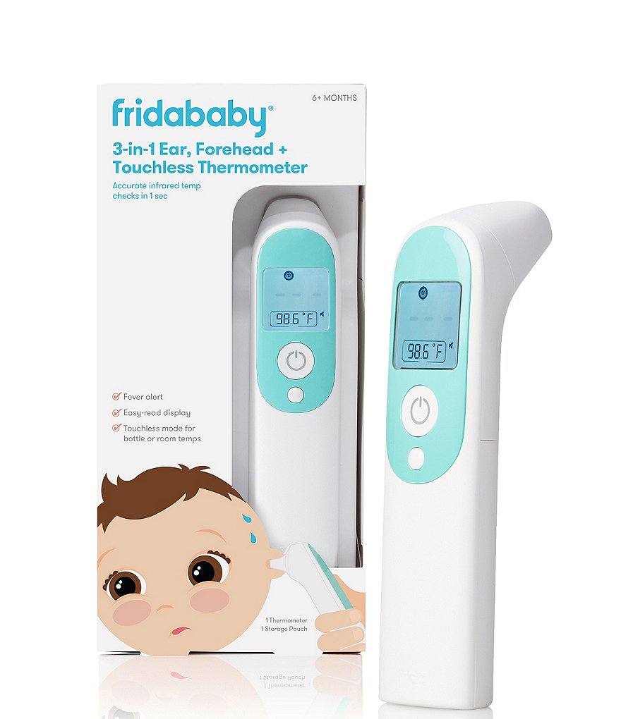 Fridababy 3-in-1 Ear, Forehead + Touchless Infrared Thermometer