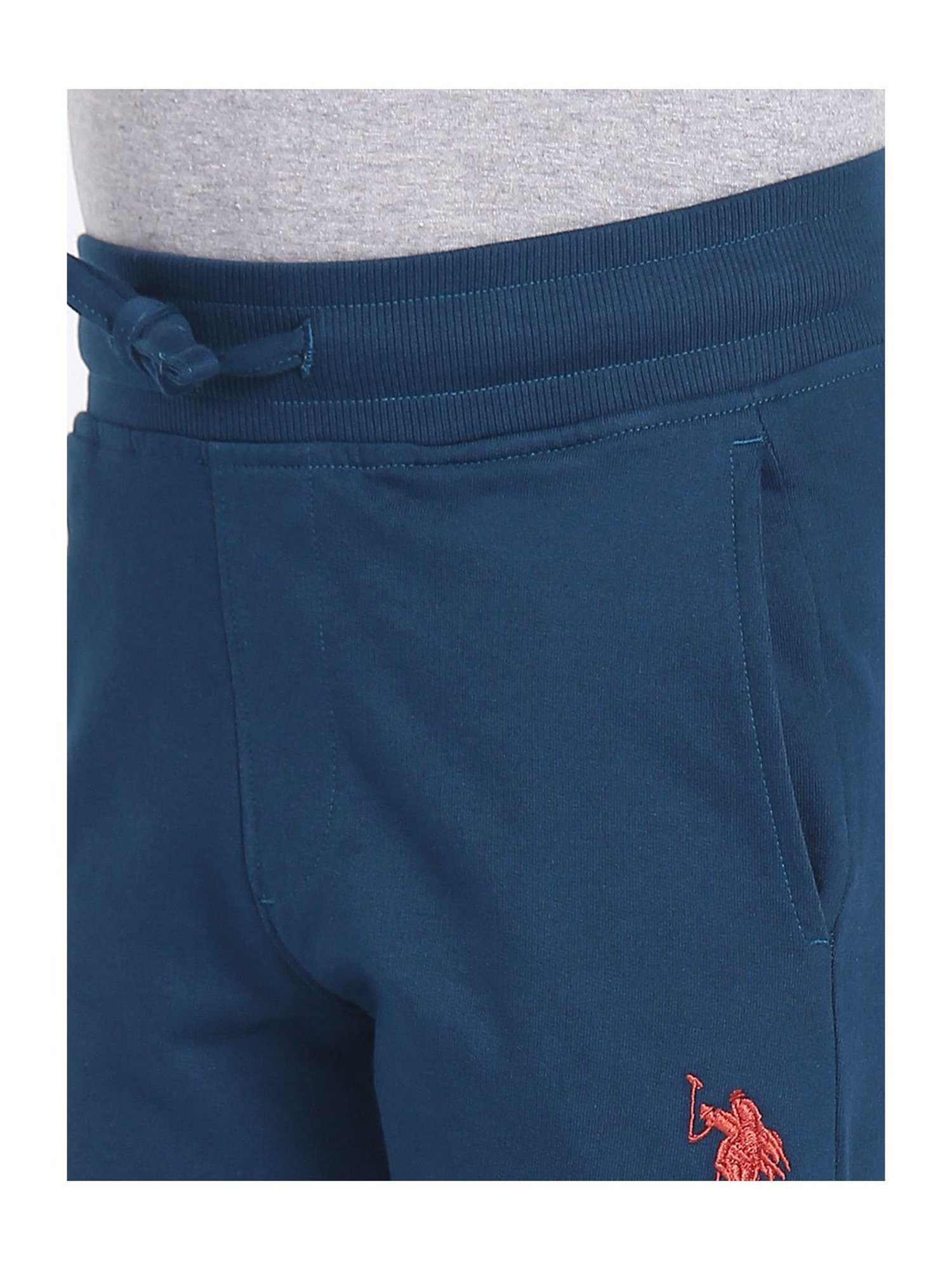 U.S. Polo Assn. Boys Blue Solid Joggers