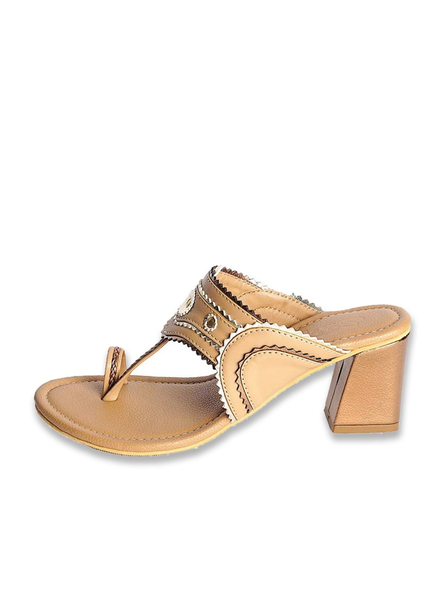 Sole House Women's Nude Toe Ring Sandals