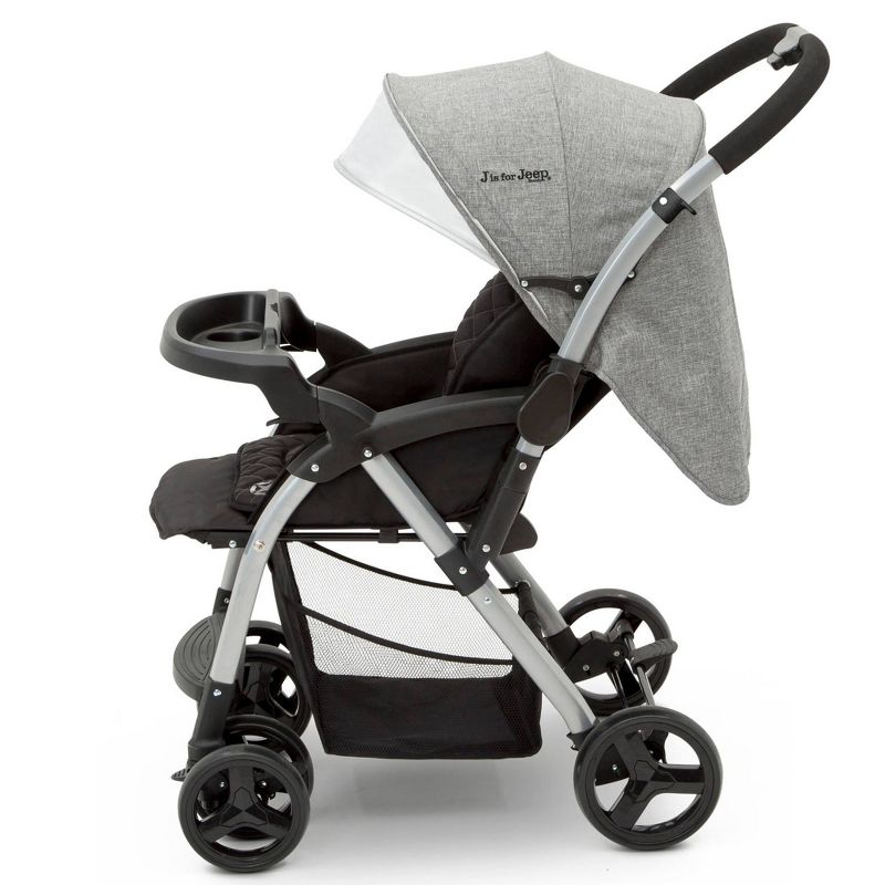 Jeep By Delta Children Unlimited Reversible Handle Stroller - Gray Tweed