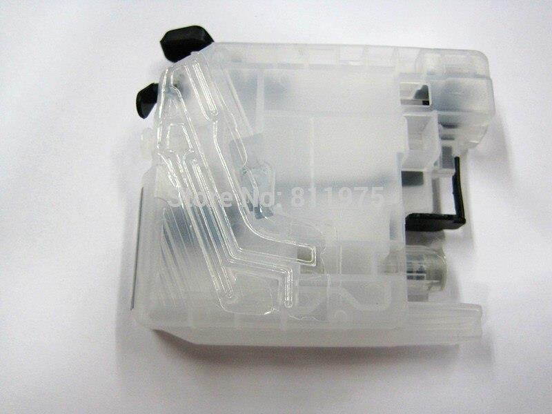 4 ink LC123 refillable Ink cartridge for Brother DCP-J552DW/DCP-J752DW/DCP-J132W/DCP-J152W printers with permanent chip