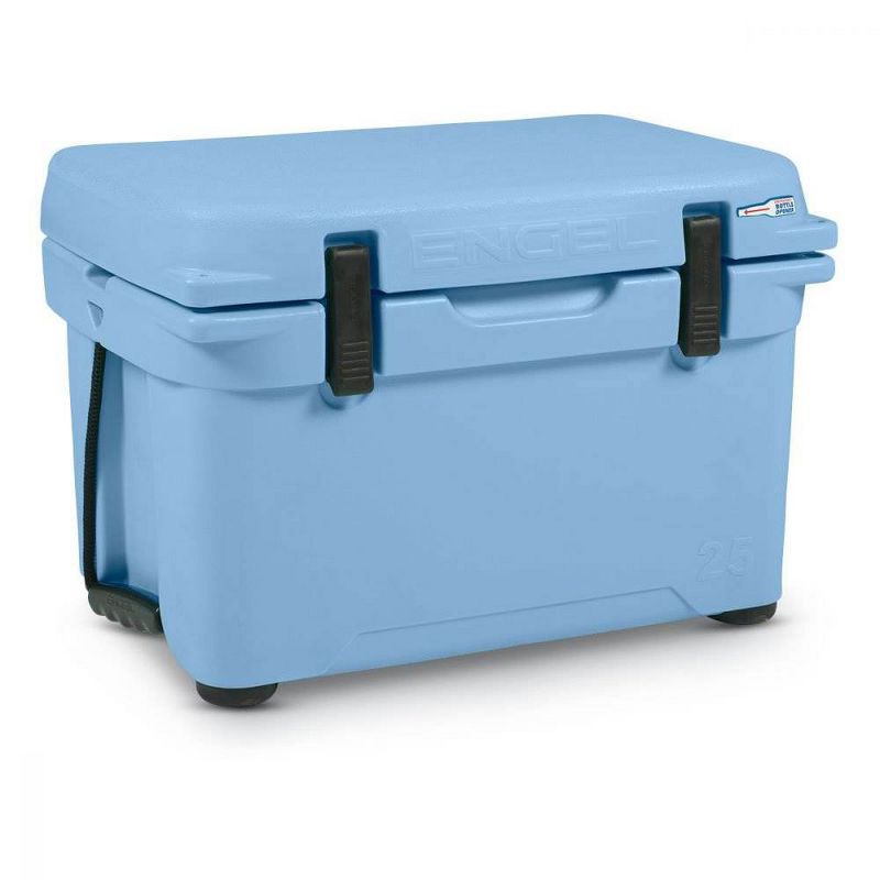 Engel 5.2 Gallon 24 Can 25 High Performance Roto Molded Ice Cooler, Arctic Blue