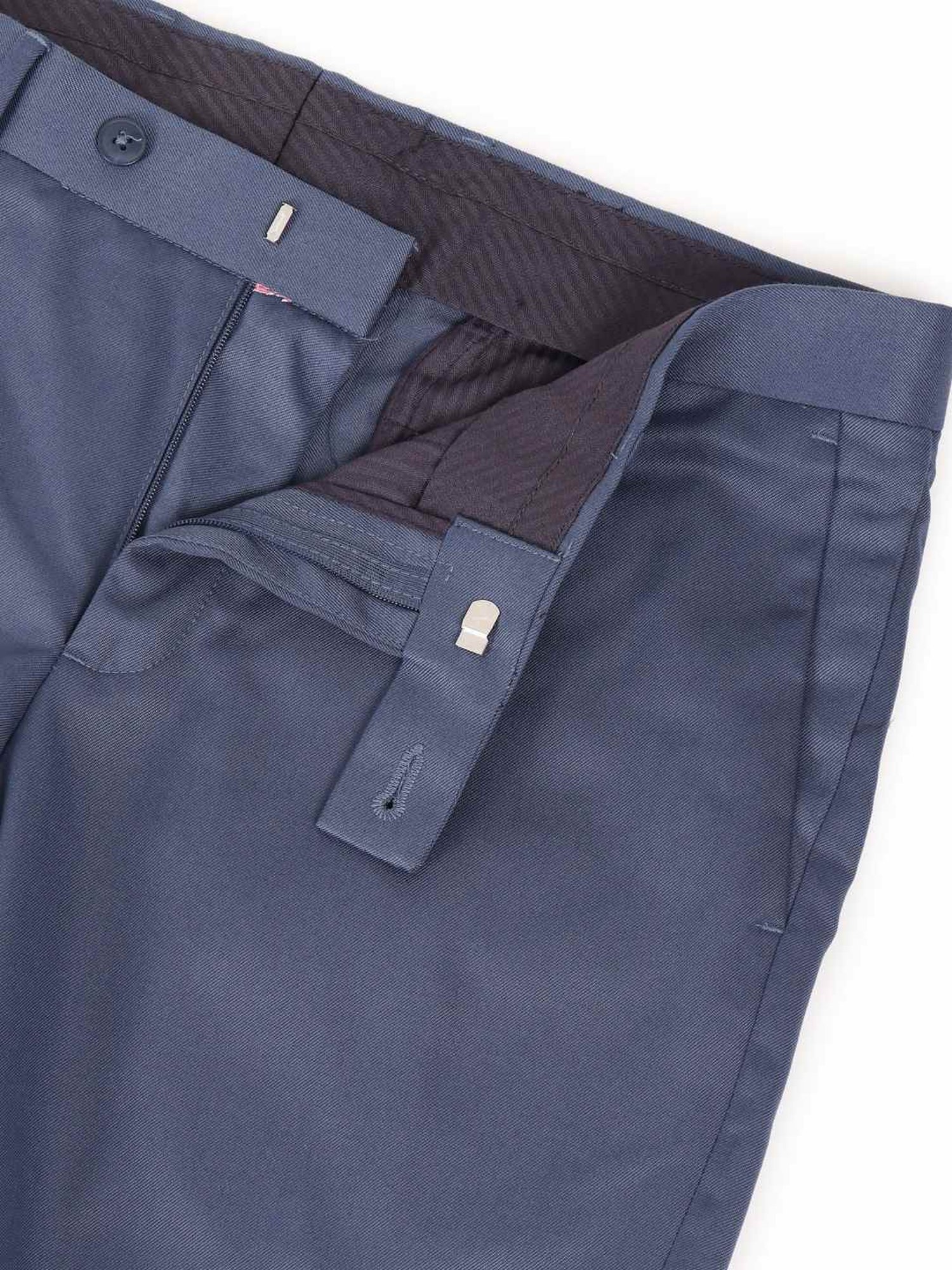 Arrow Blue Regular Fit Trousers