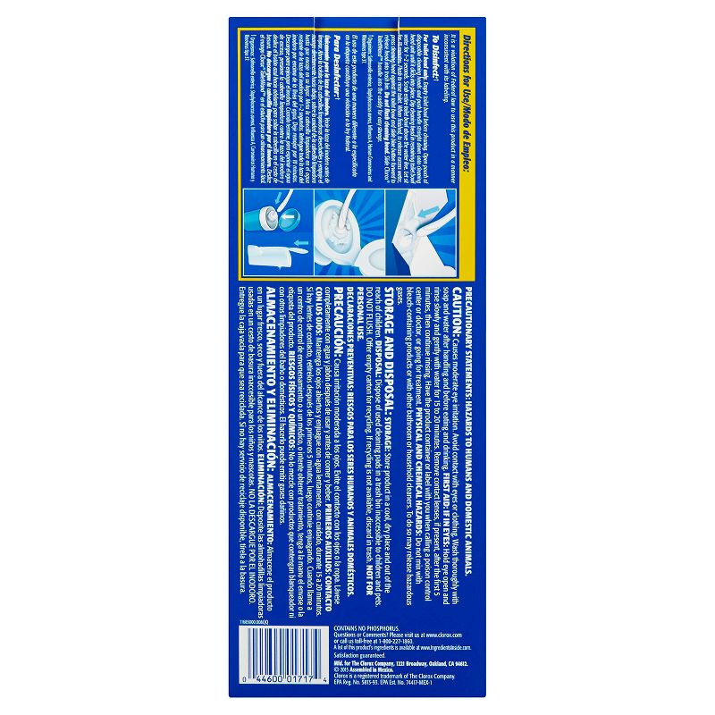 Clorox ToiletWand Disinfecting Refills Disposable Wand Heads - 10ct