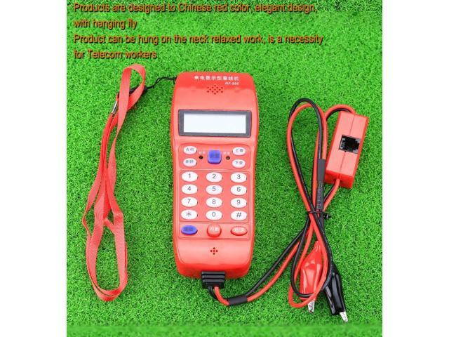 High Quality NF-866 Cable Tester Phone For Telephone Telecommunication,Check Phone DTMF Caller ID Auto Detection
