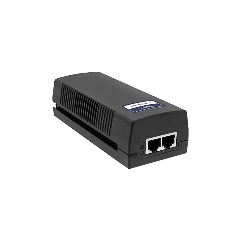 Gigabit Power Over Ethernet PoE+ Injector 30W 8023at up to 100 Meters 325 Feet