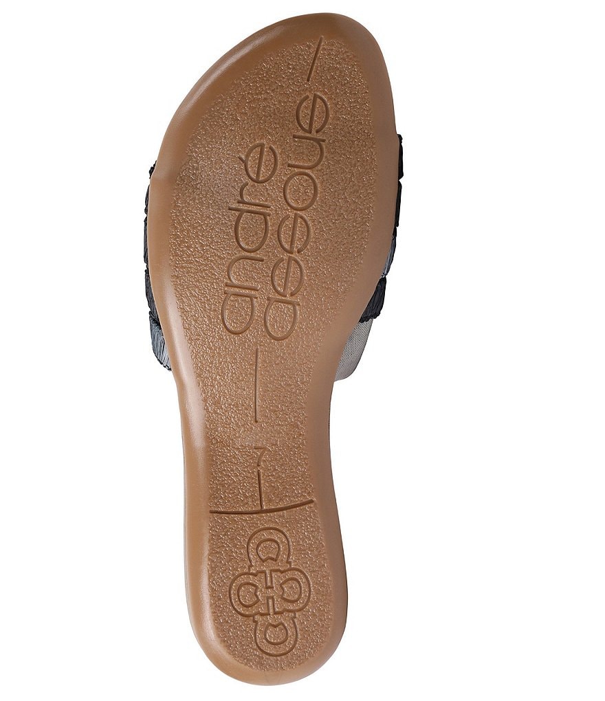 Andre Assous Natalia Featherweights&trade; Raffia Slide Sandals