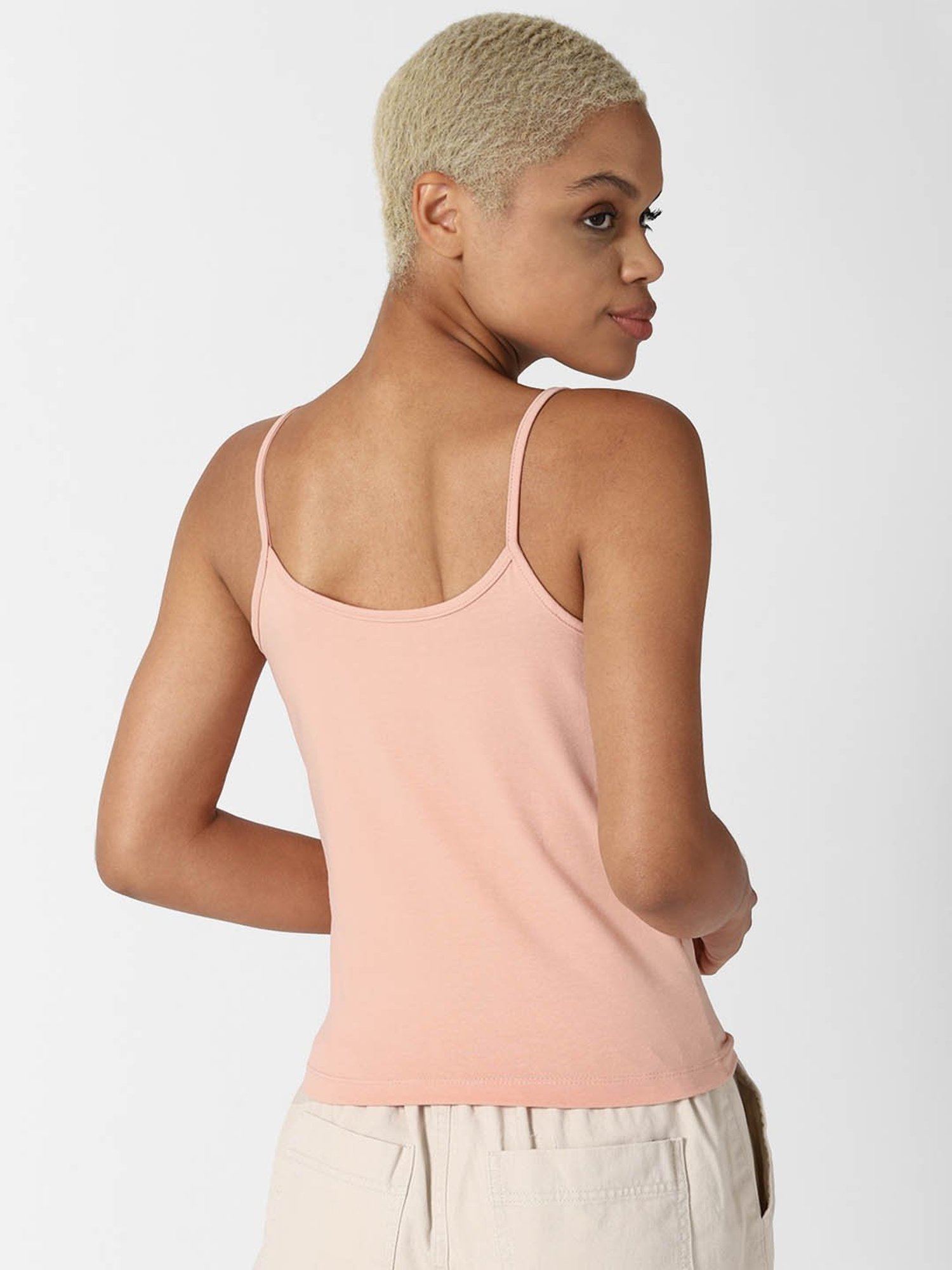 Enamor White Non-Padded Camisole