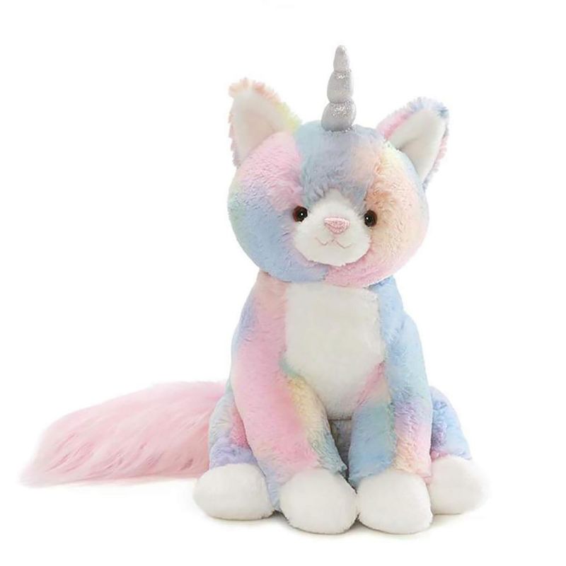 Enesco Rainbow Shimmer Caticorn 9 Inch Collectible Plush