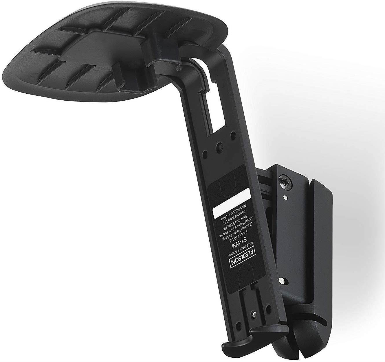 Flexson Wall Mount for SONOS One (Single, Black)