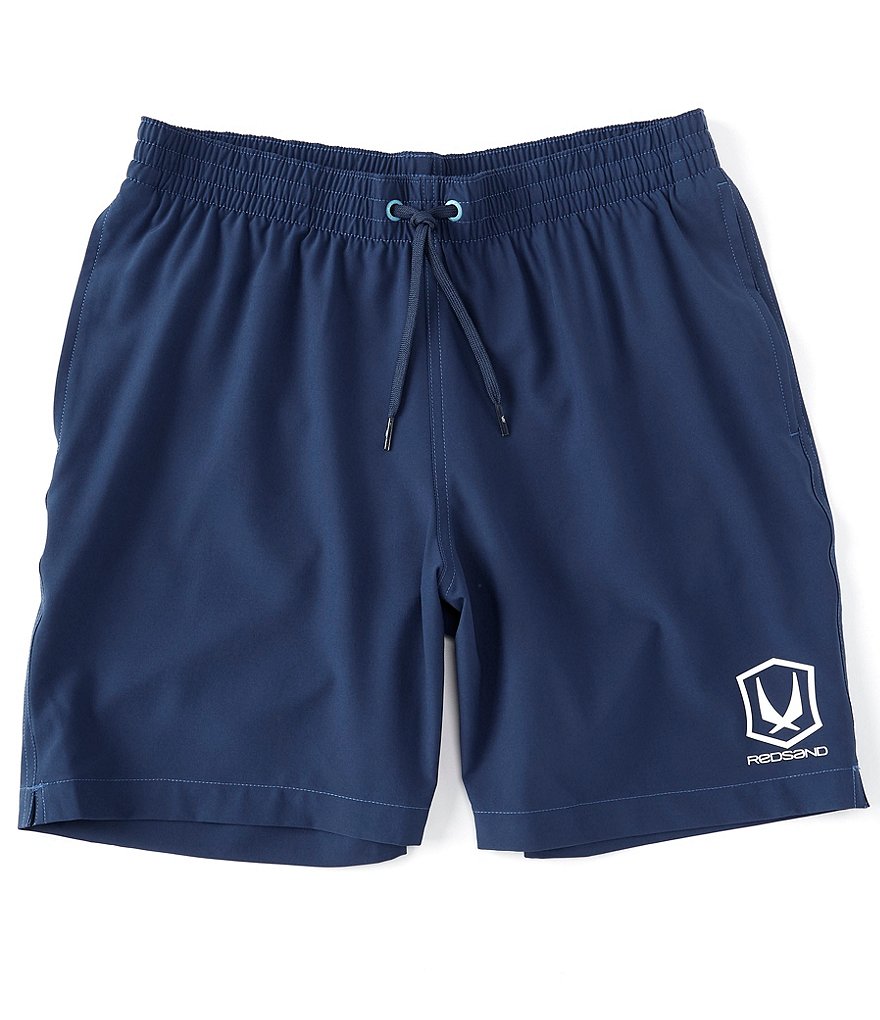 Redsand Solid Core Stretch 18#double; Outseam Volley Shorts