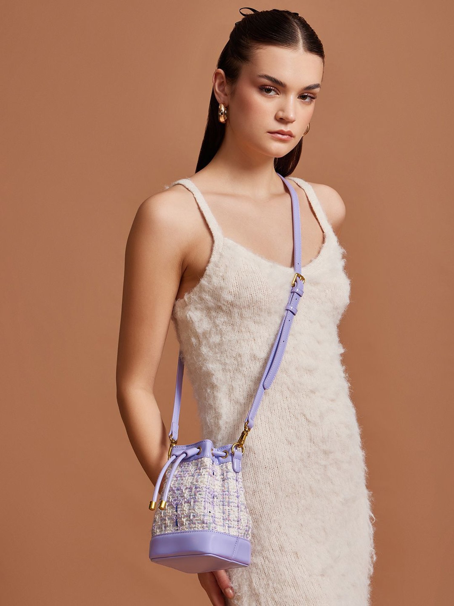 Miraggio Tiara Lavender Small Textured Potli